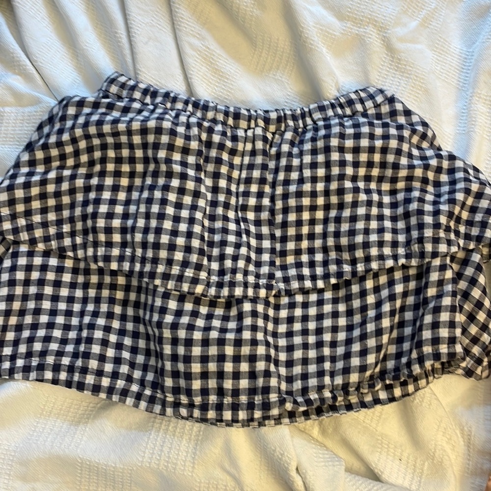 MADEWELL checkered skirt
